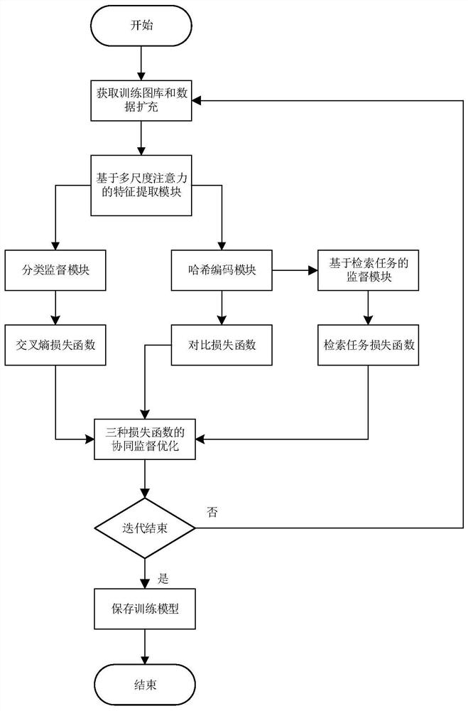 Finger vein indexing method based on multi-scale attention mechanism deep hash