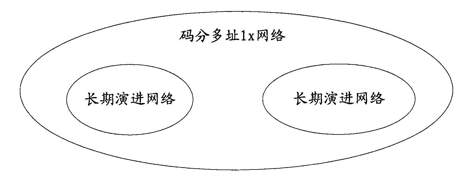 Voice service processing method, system and device in evolution from CDMA network to LTE network