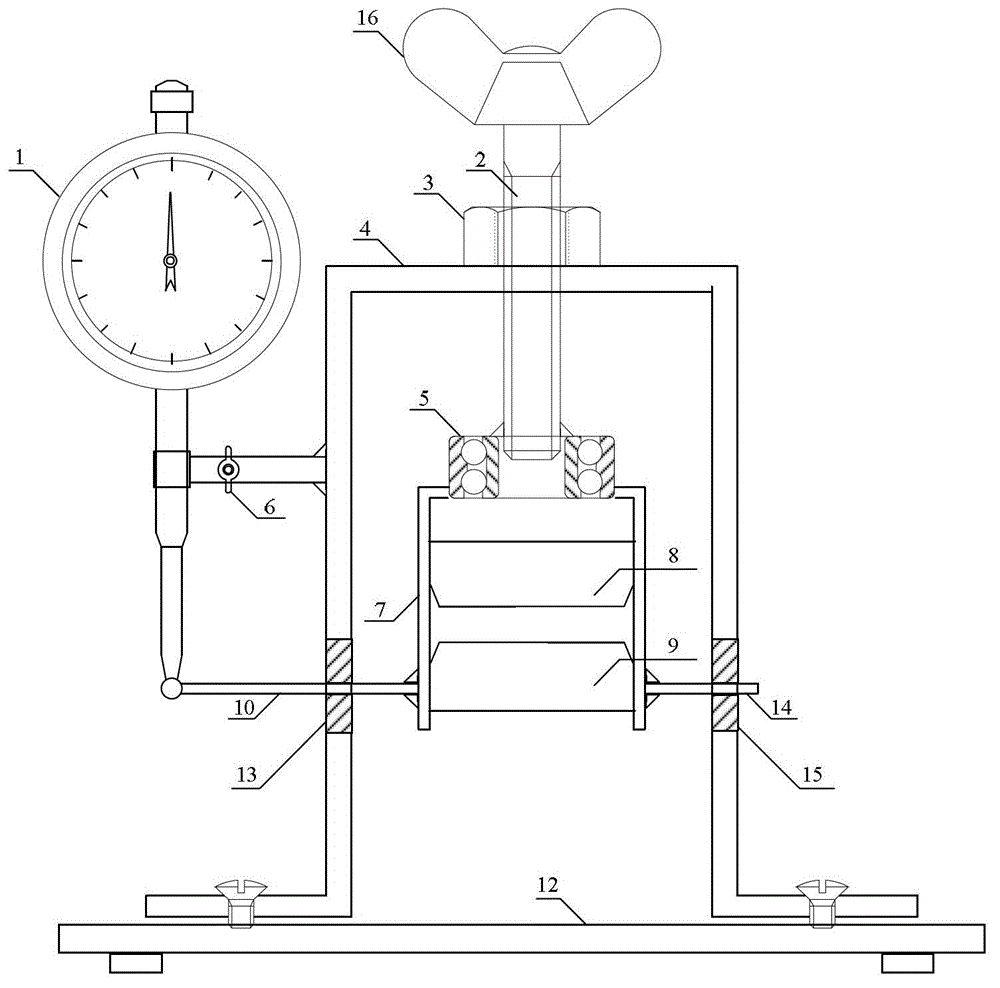 Device for supplying additional in-situ stress to film and measuring method for stress value thereof