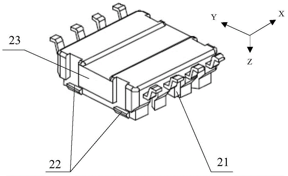 Tin-soldering tooling with strip-shaped heat dissipation holes and heat conduction holes