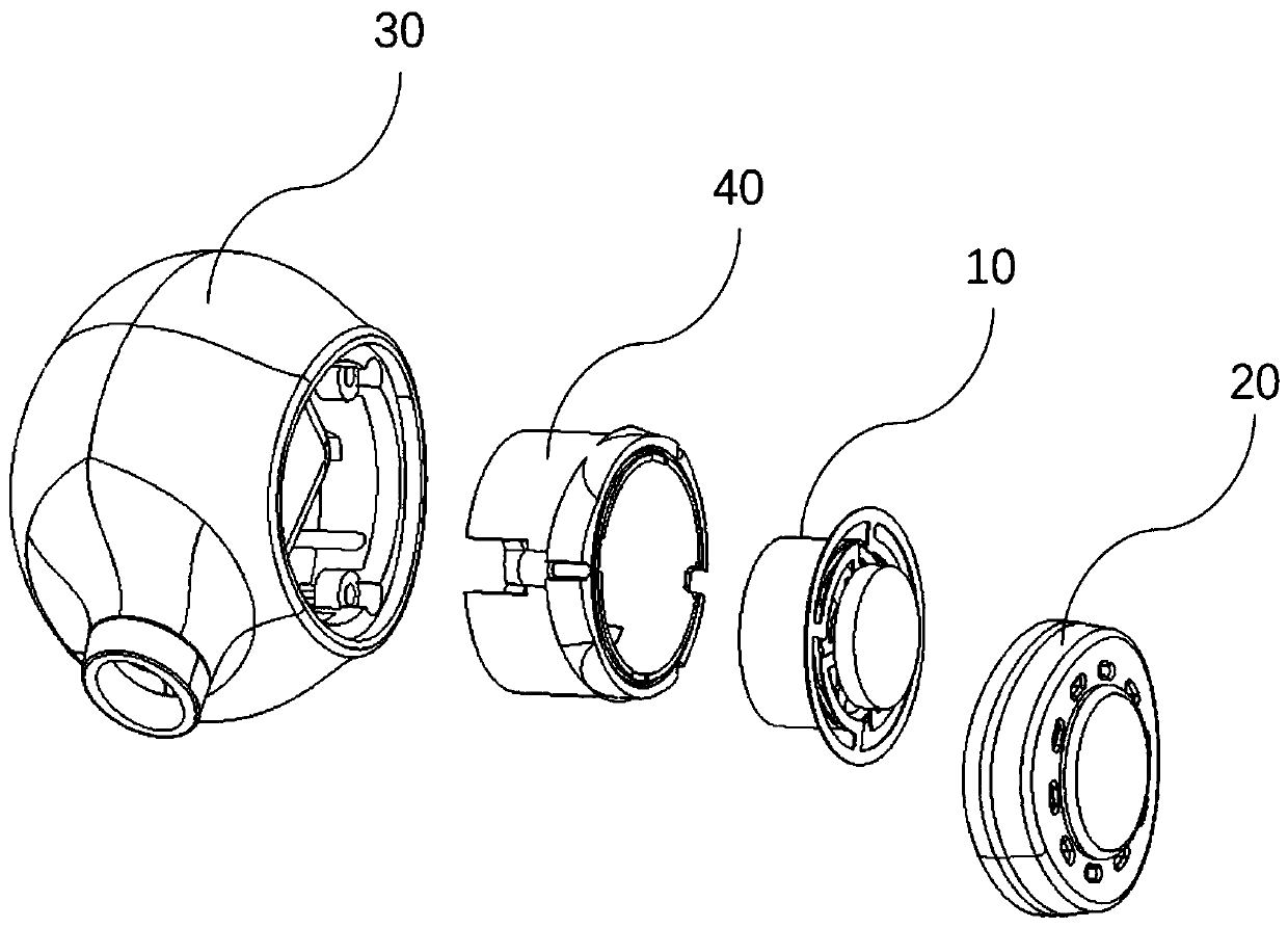 Bone conduction loudspeaker