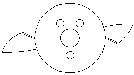 Isolated axial flow pump blade