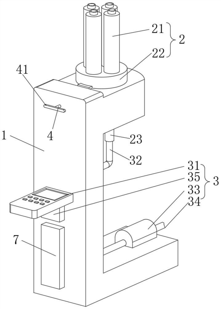 Electric power production waste gas emission detection system based on 5G communication