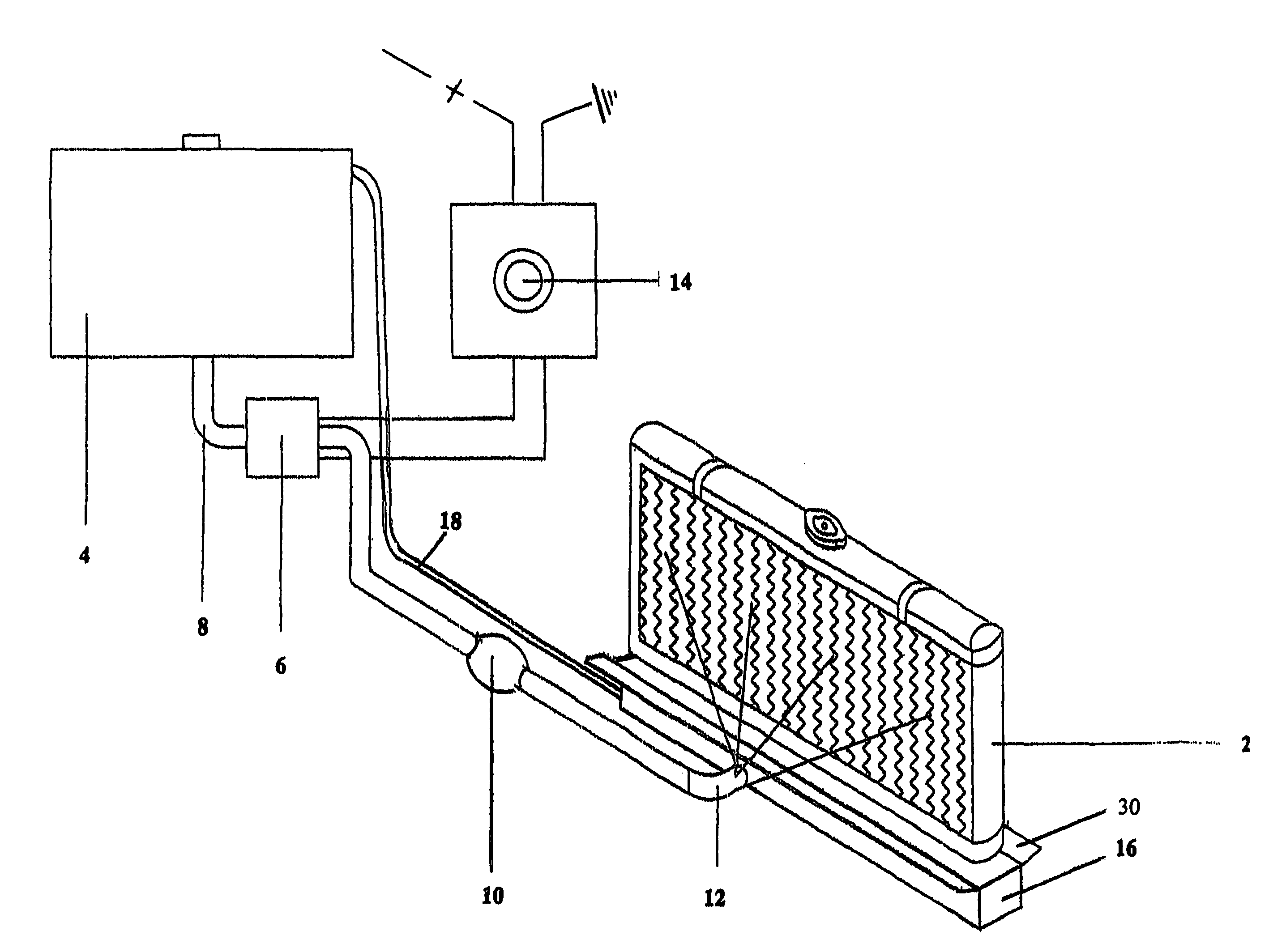 Radiator and air cooler mister