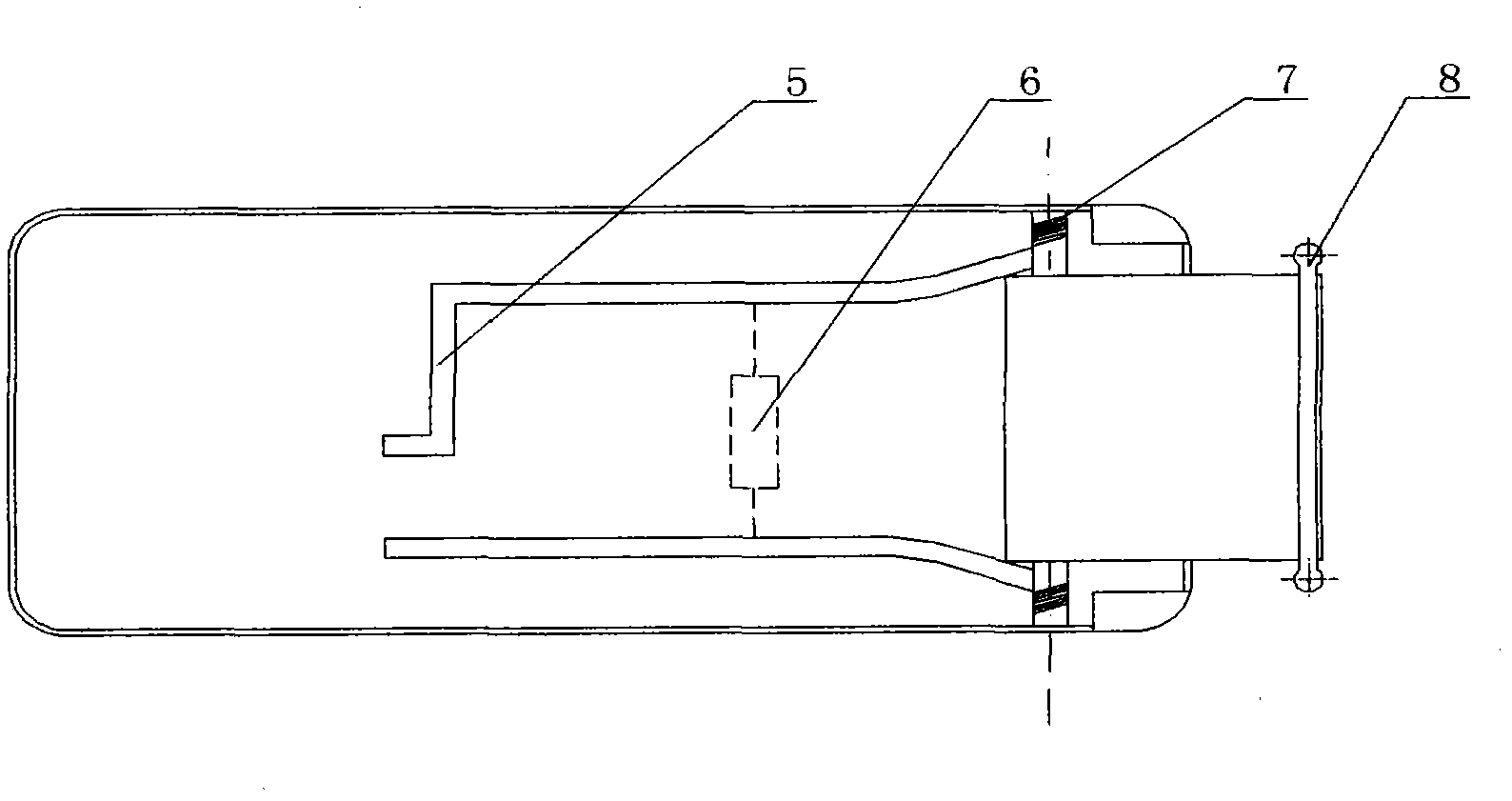 Solar battery charging device combined with mobile phone