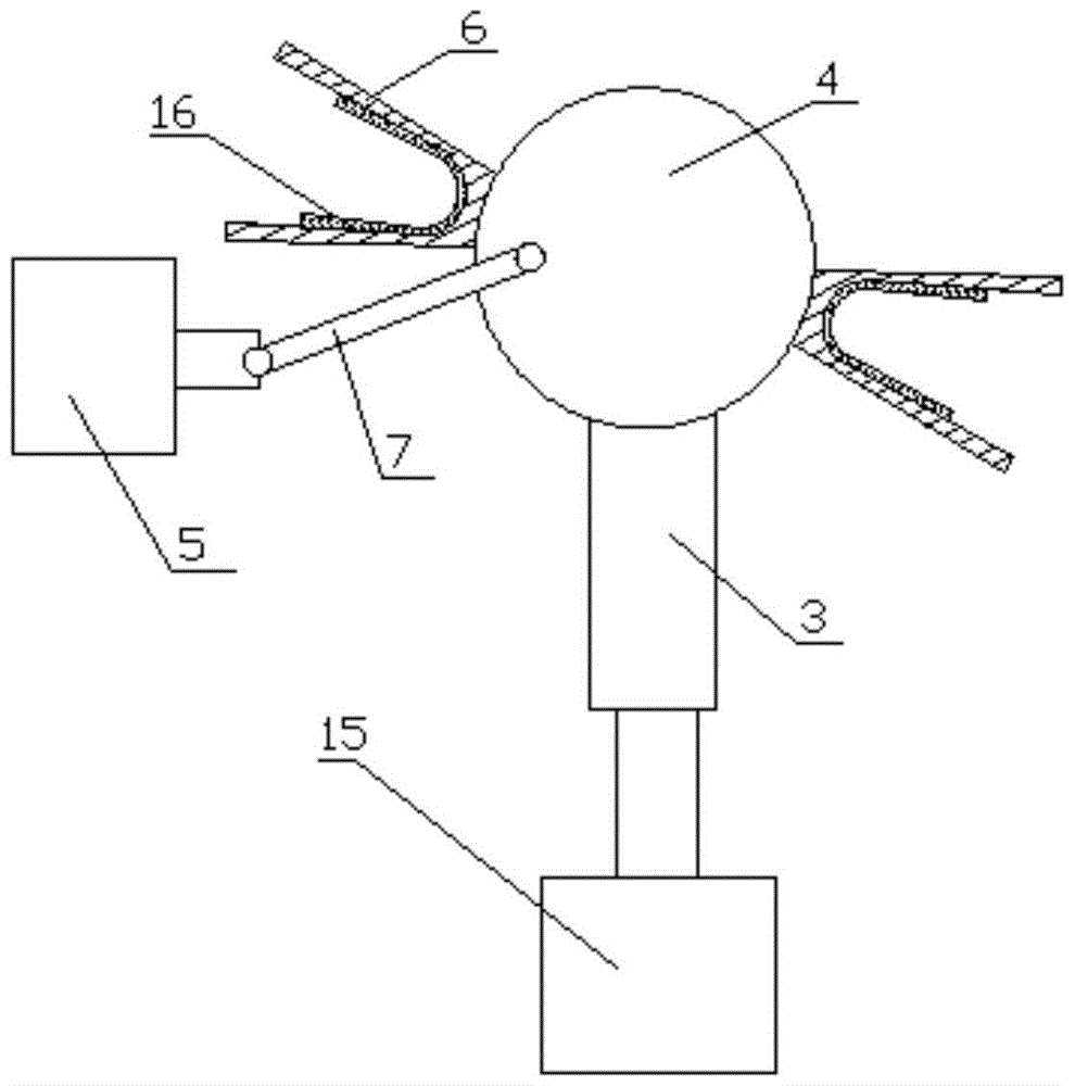 A device for assisting the overturning of metal plates