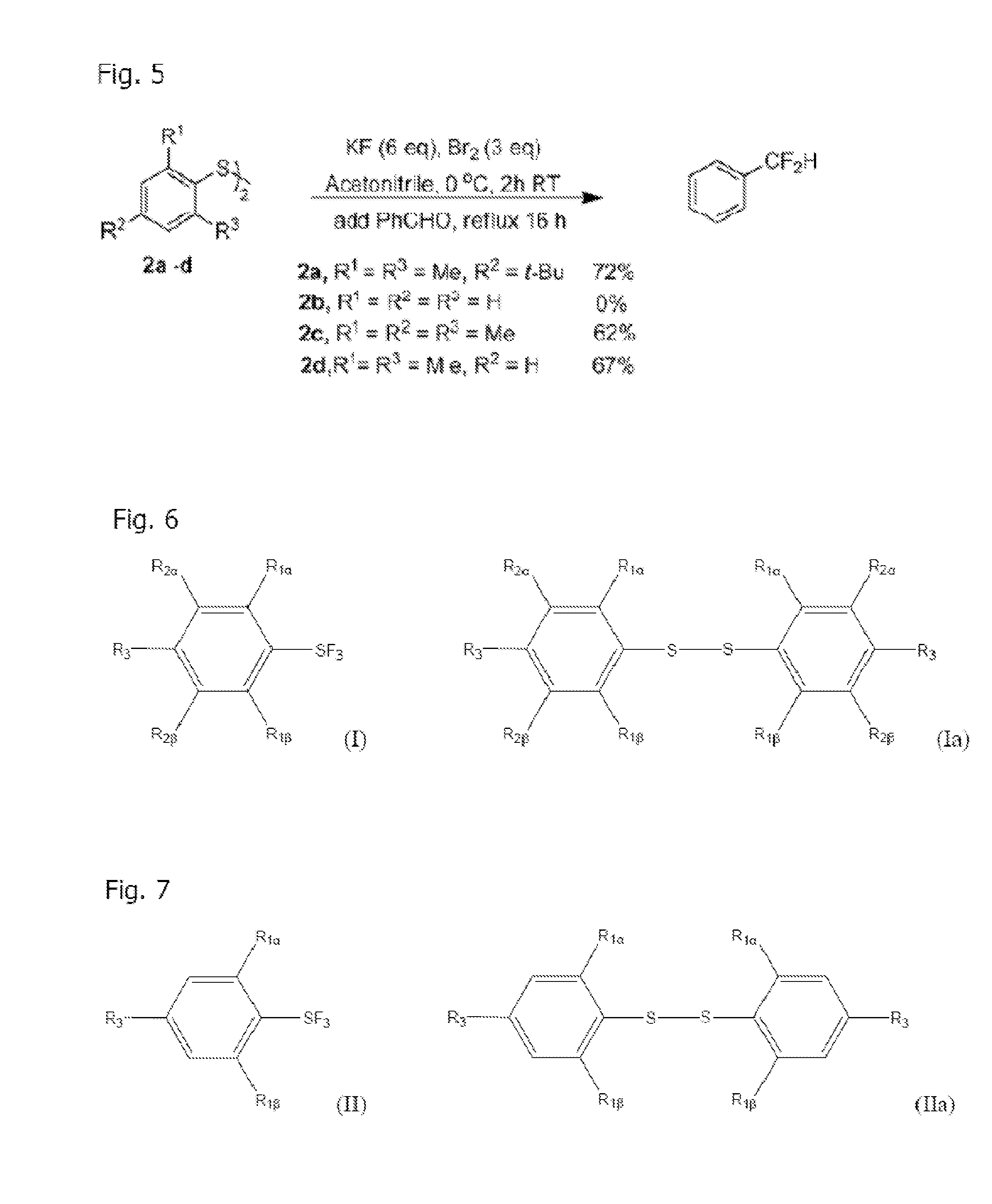 Method of Synthesis of Arylsulfur Trifluorides and Use as in situ Deoxofluorination Reagent