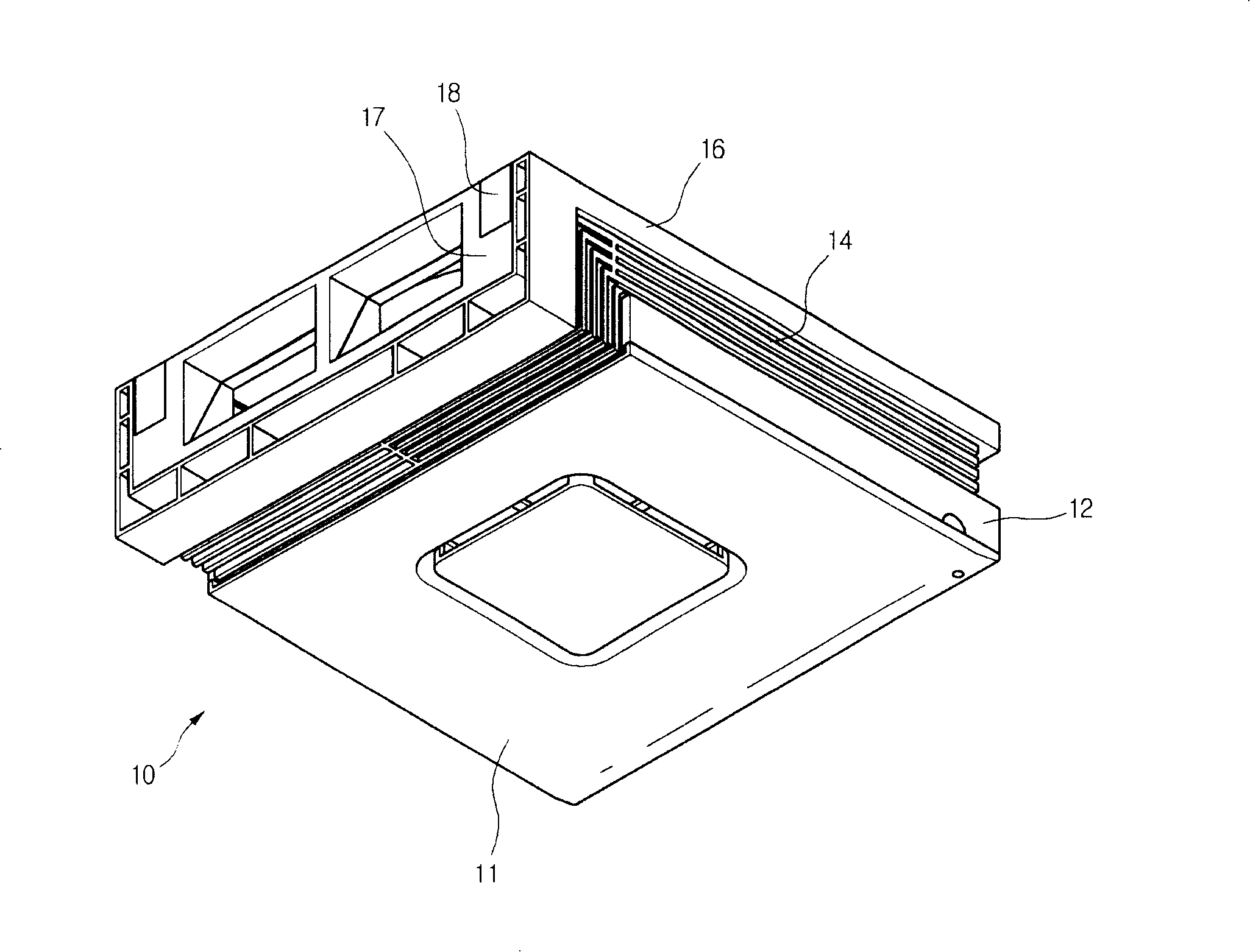 Air-change cleaning assembly