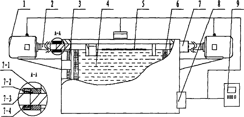 Device and method for removing slag on surface of plating liquid