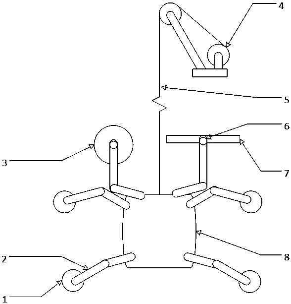 Outer wall cleaning robot and control method and device thereof