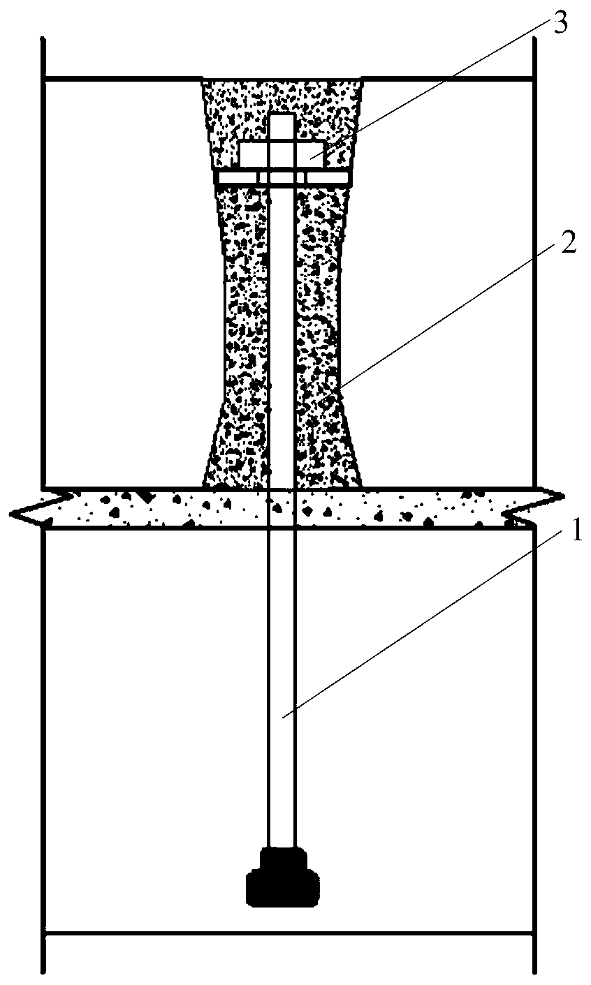 A connection device for a prefabricated staircase, a prefabricated staircase and an installation method thereof