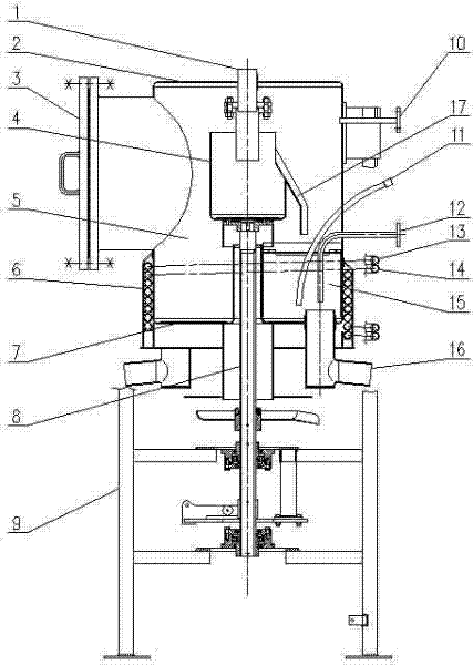 Three-channel alkali liquor distributor