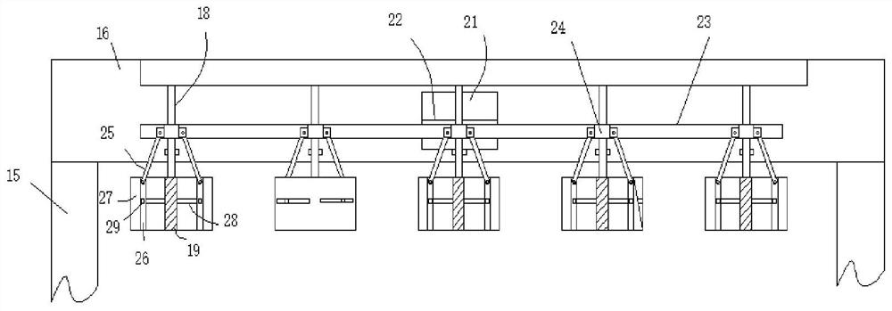 An automatic feeding and roughening device for composite board processing