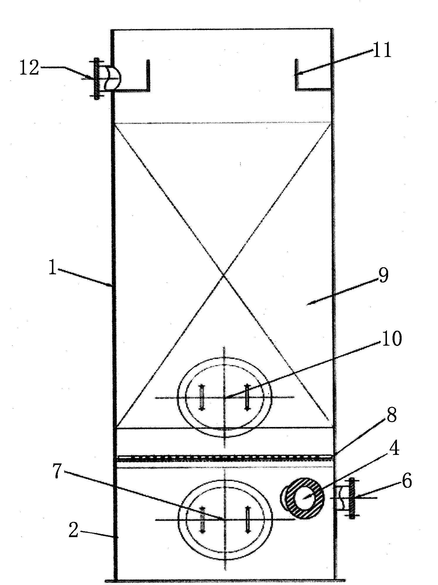 Micro-electrolysis double-Fenton reaction tower