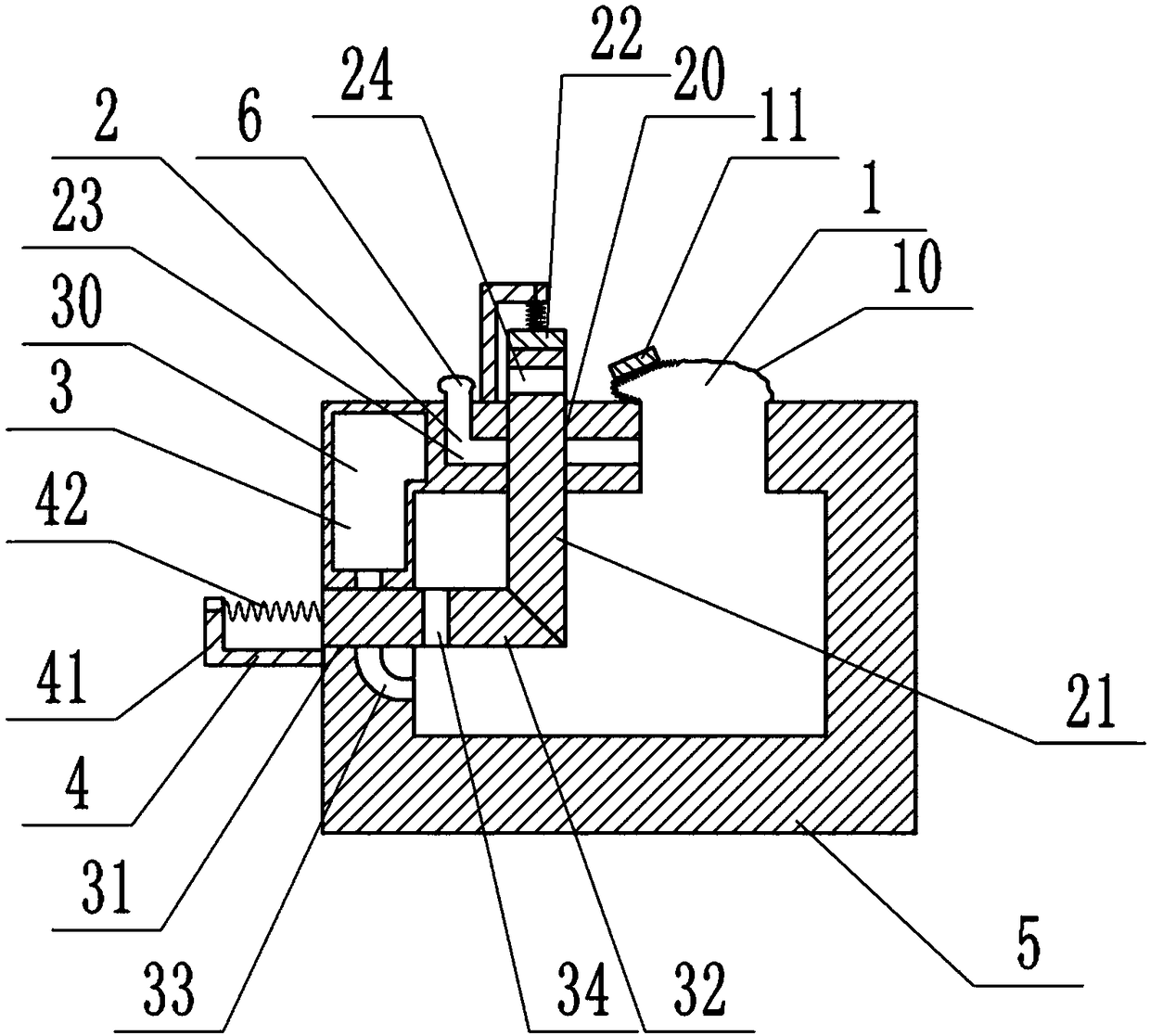 Automatic exhaust device for transformer gas relay