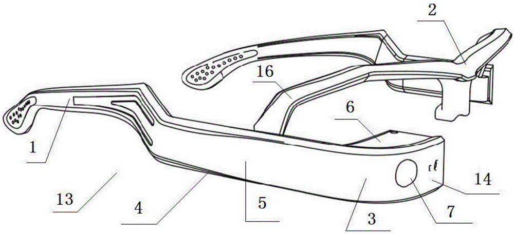 Oil stain preventing method for parallel usage of touchpad and keys of intelligent glasses in the vehicle maintenance process