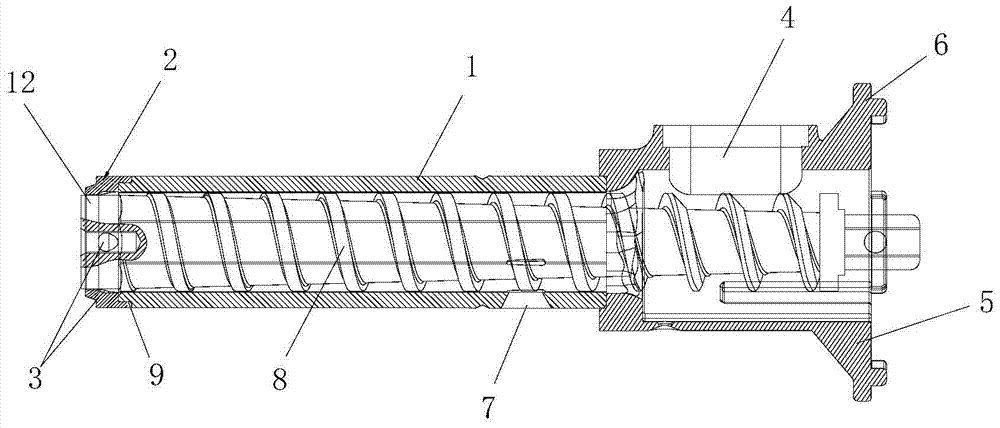 Oil press mechanism for household oil press