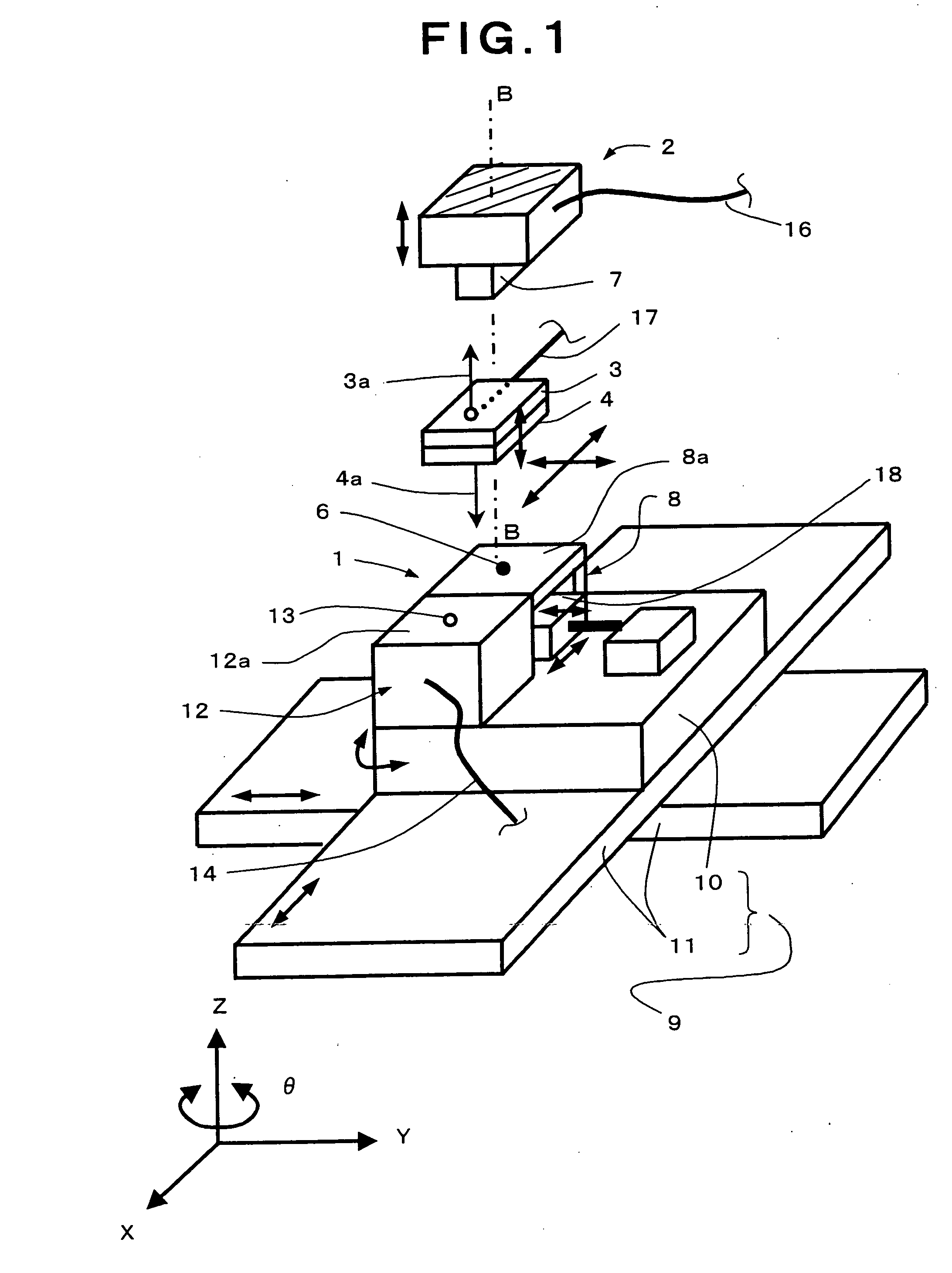 Chip mounting device and callibration method therein