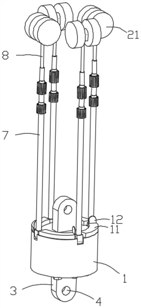 Rescue tool for shaft firefighting