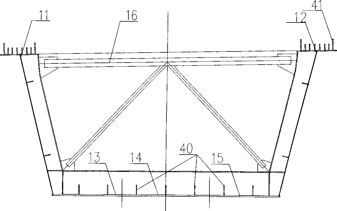 Long continuous structural steel box beam or combination box beam construction method