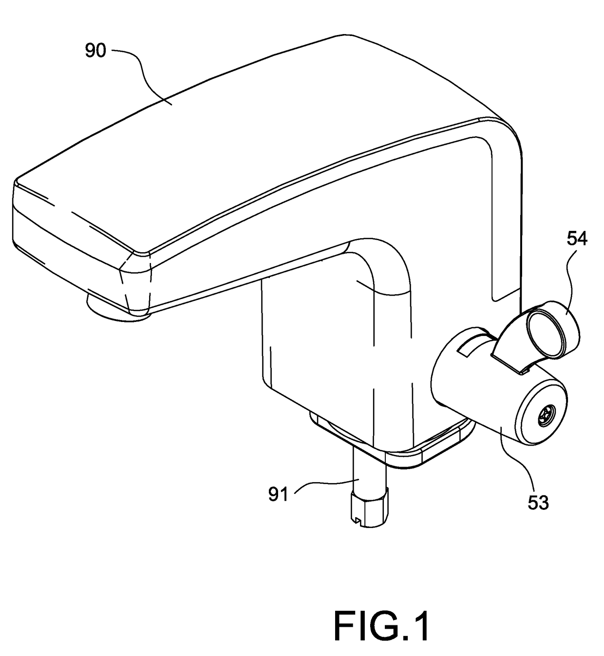 Manual water-feeding mechanism for sensor faucet