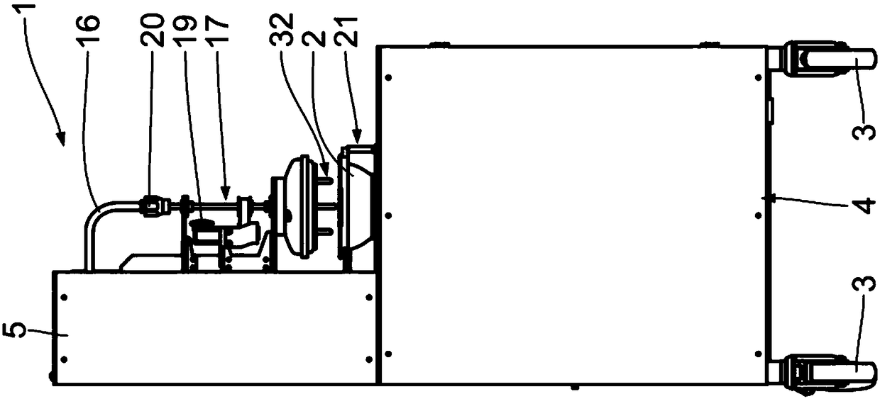 Device and method for processing foodstuffs