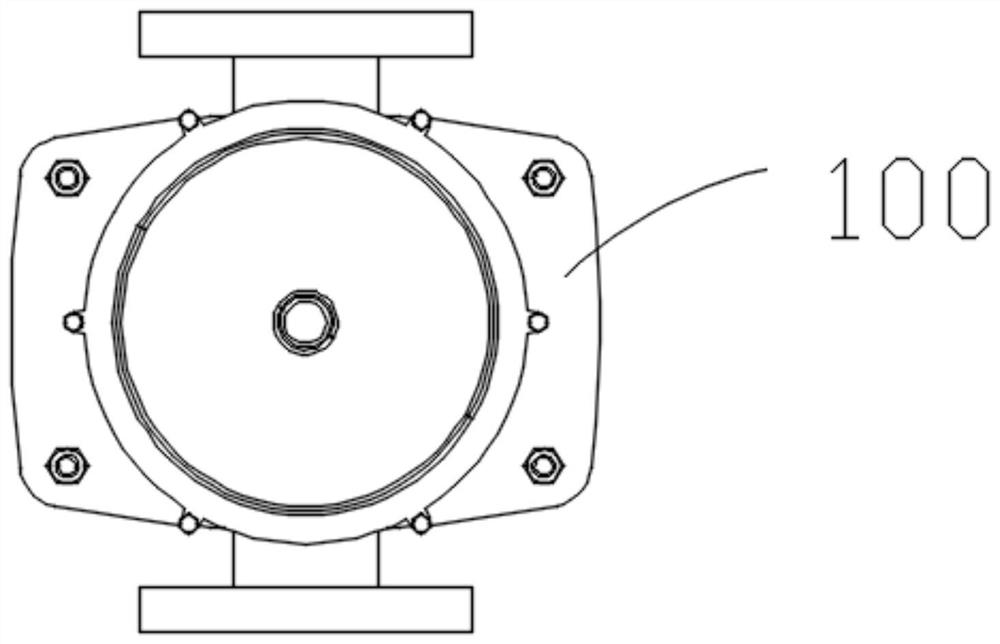 Double-temperature water pump assembly