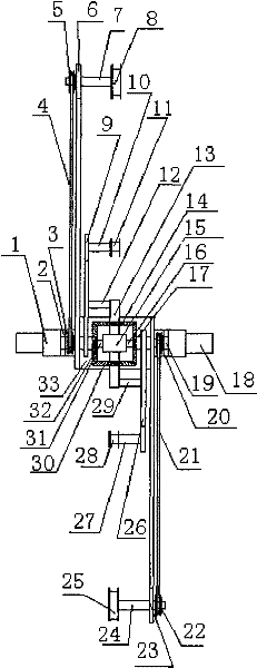 A line moving mechanism for transmission line detection