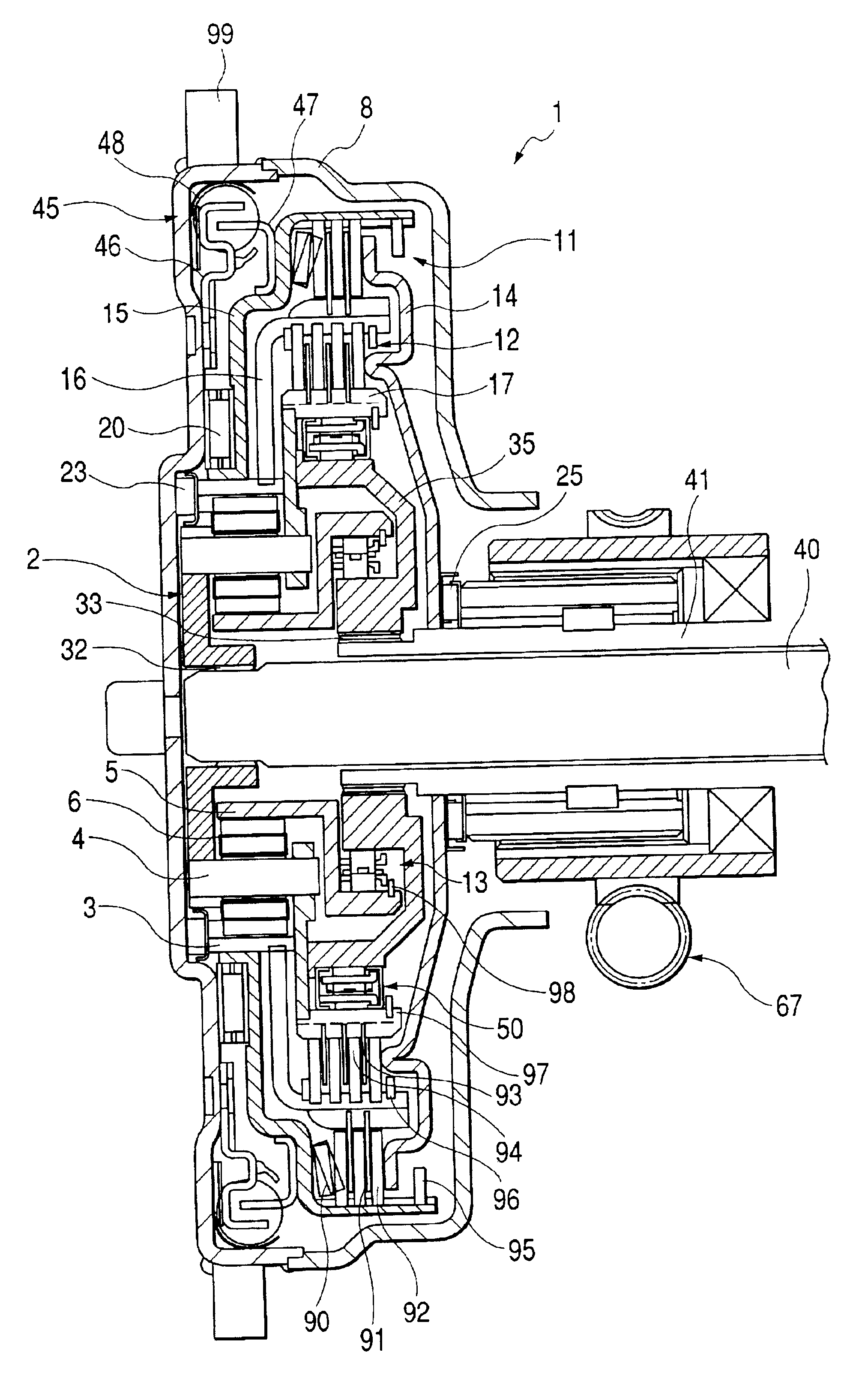 Starting clutch and method of controlling the same