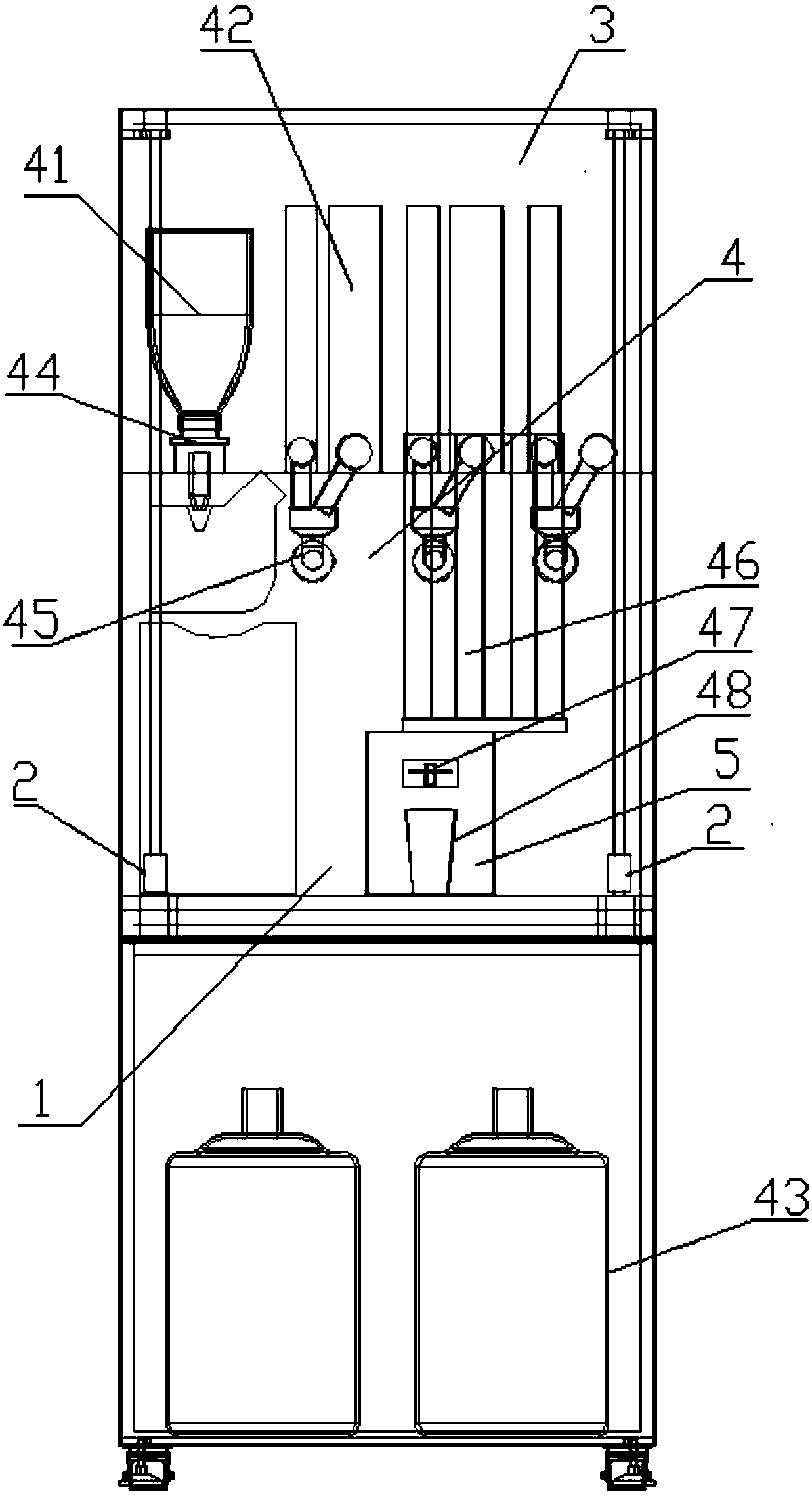 Lift type coffee machine