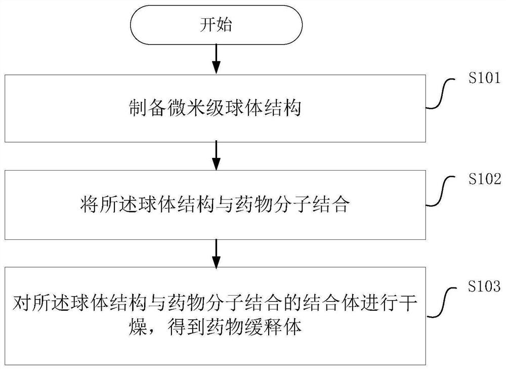 Preparation method of drug sustained-release body and drug sustained-release body