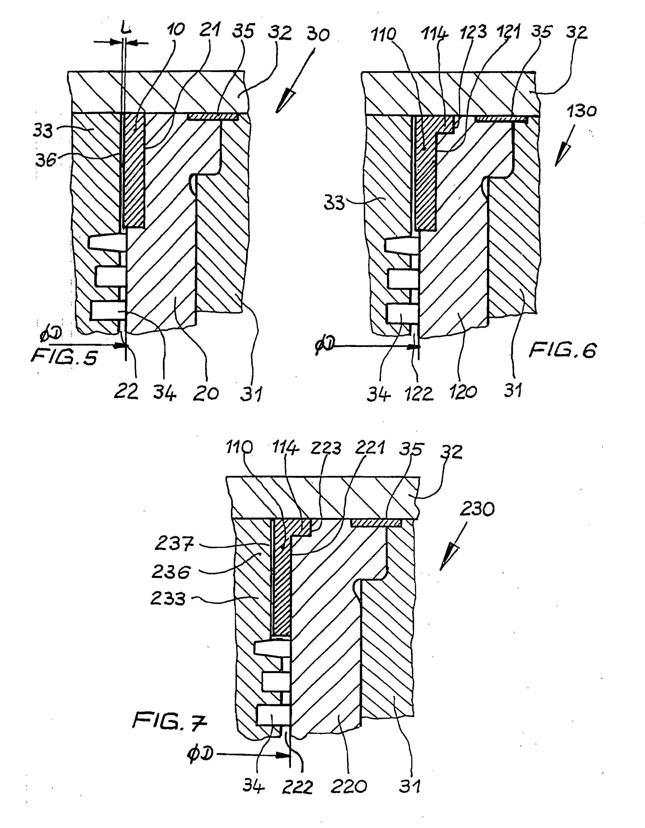 Insert for a cylinder sleeve or a cylinder of an internal combustion engine