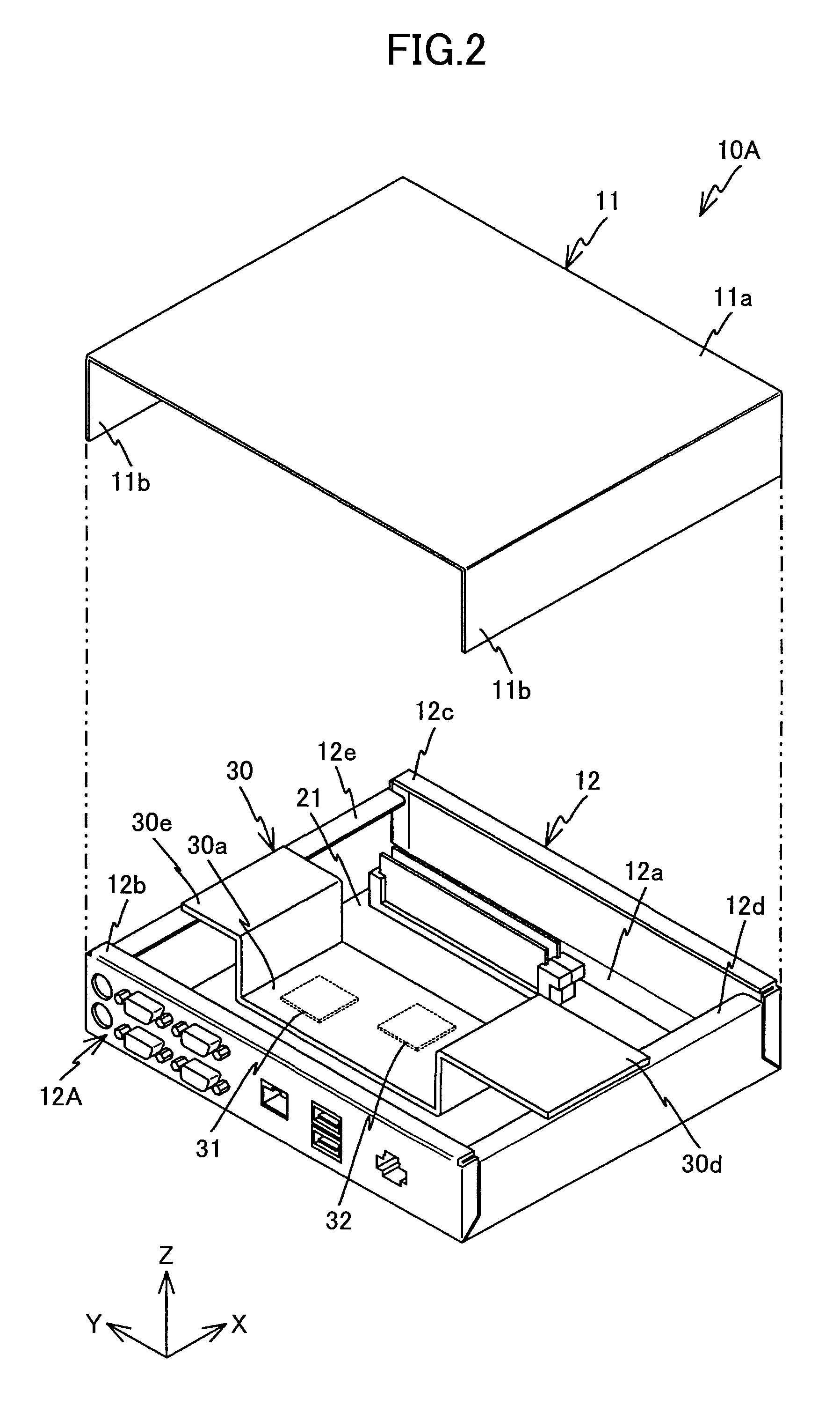 Information processing apparatus with heat dissipating structure