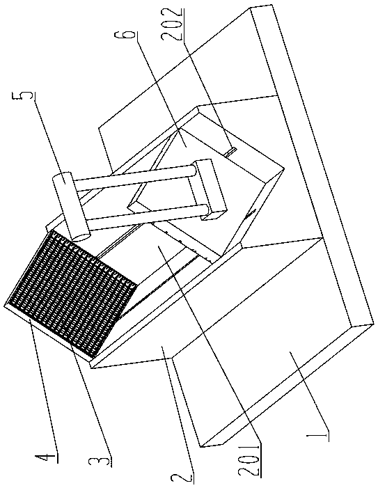 Food material cutting device