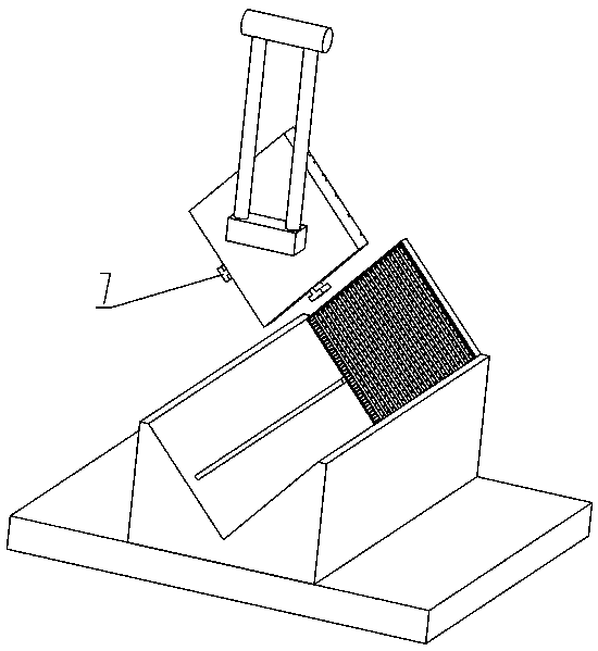 Food material cutting device