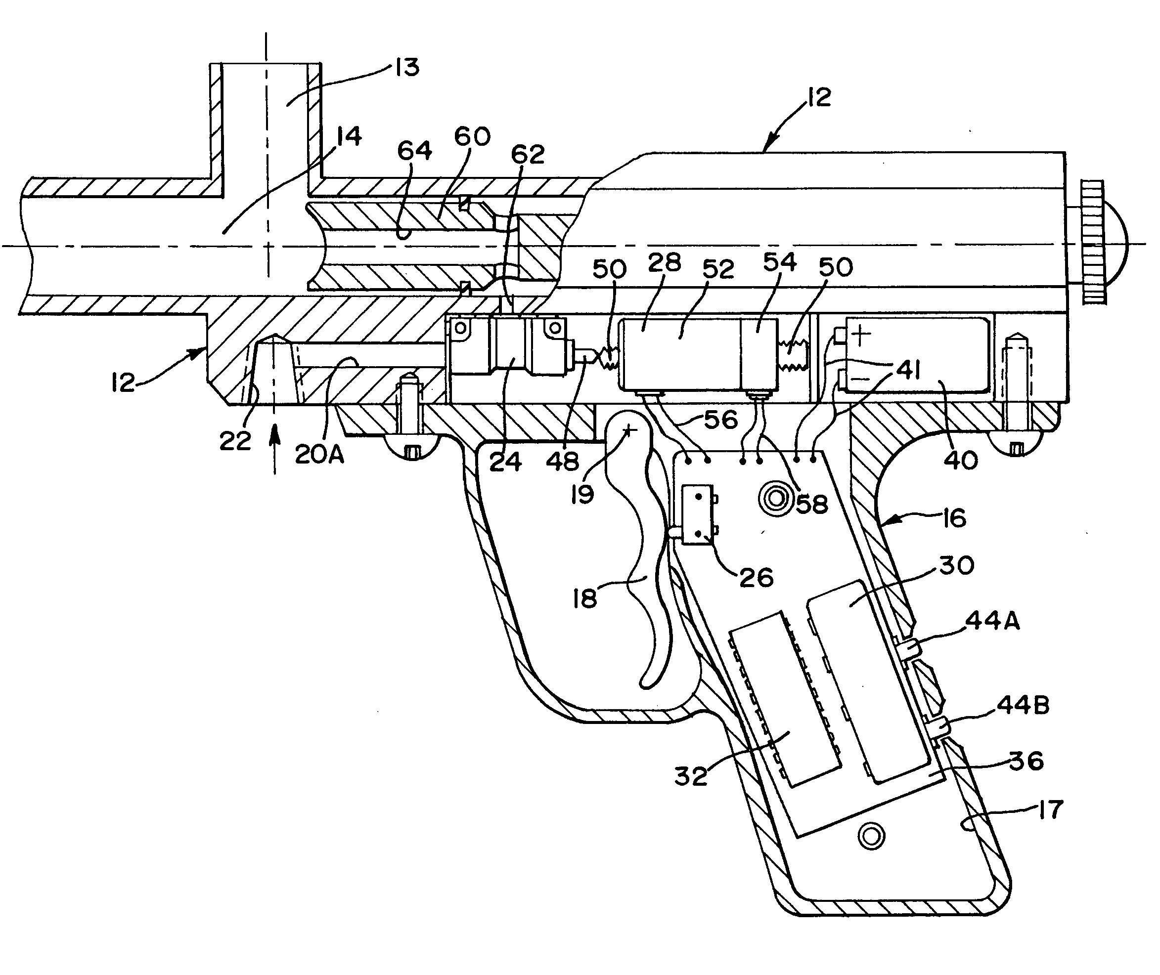 Paintball gun with power assisted trigger