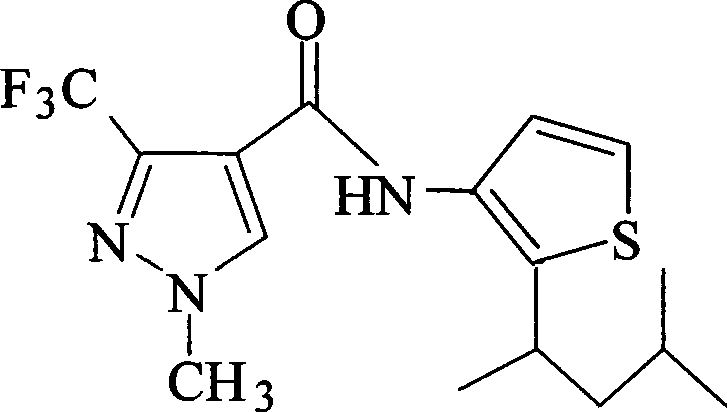 Bactericide agent composition containing penthiopyrad and carboxin