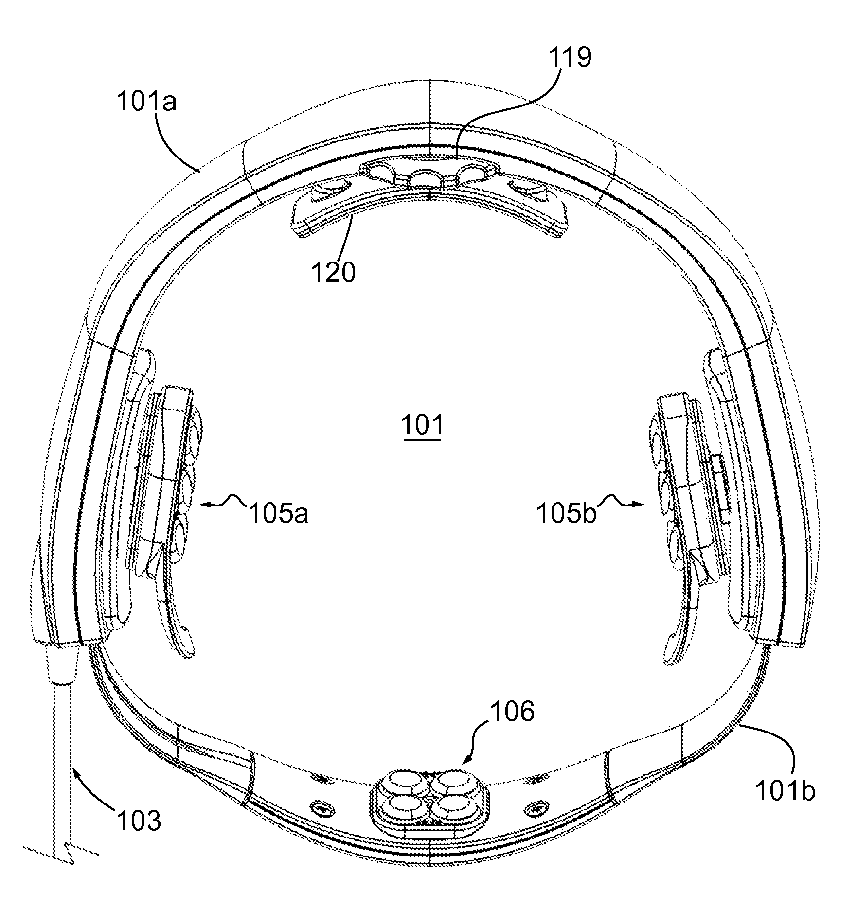 Non-invasive transcranial ultrasound apparatus