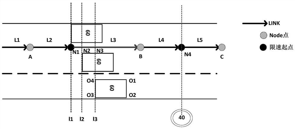 High-precision map speed limit processing method and device, equipment and storage medium