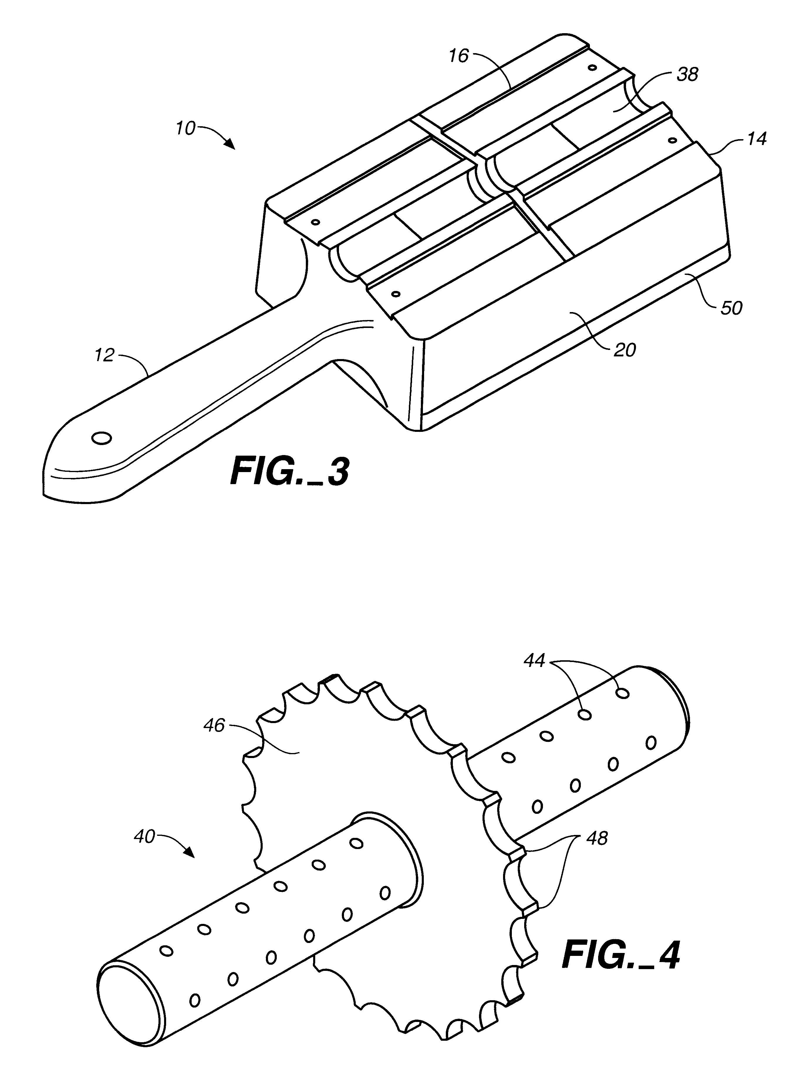 Powder-dispensing animal grooming brush