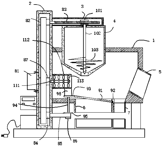 High-efficiency grain winnowing equipment