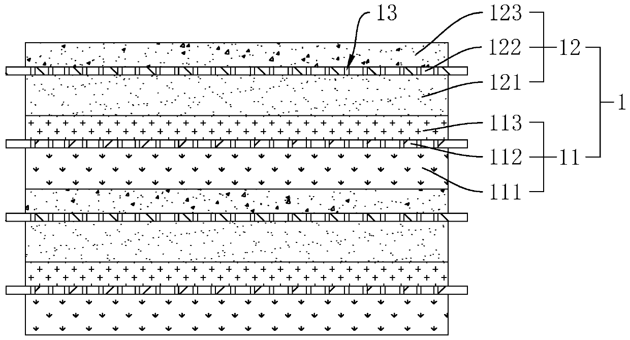 Non-contact mixed solid-liquid electrolyte lithium storage battery and preparation method thereof