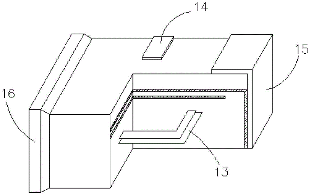 Laminated-type ceramic radio-frequency low pass filter and preparation method therefor