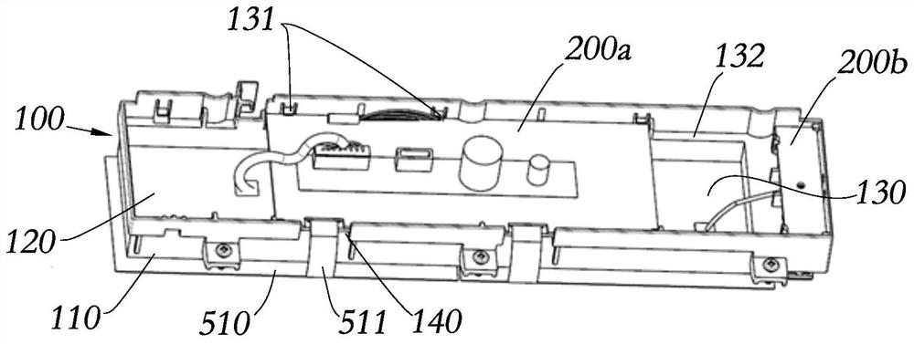 Operation display device of clothes treatment equipment and clothes treatment equipment