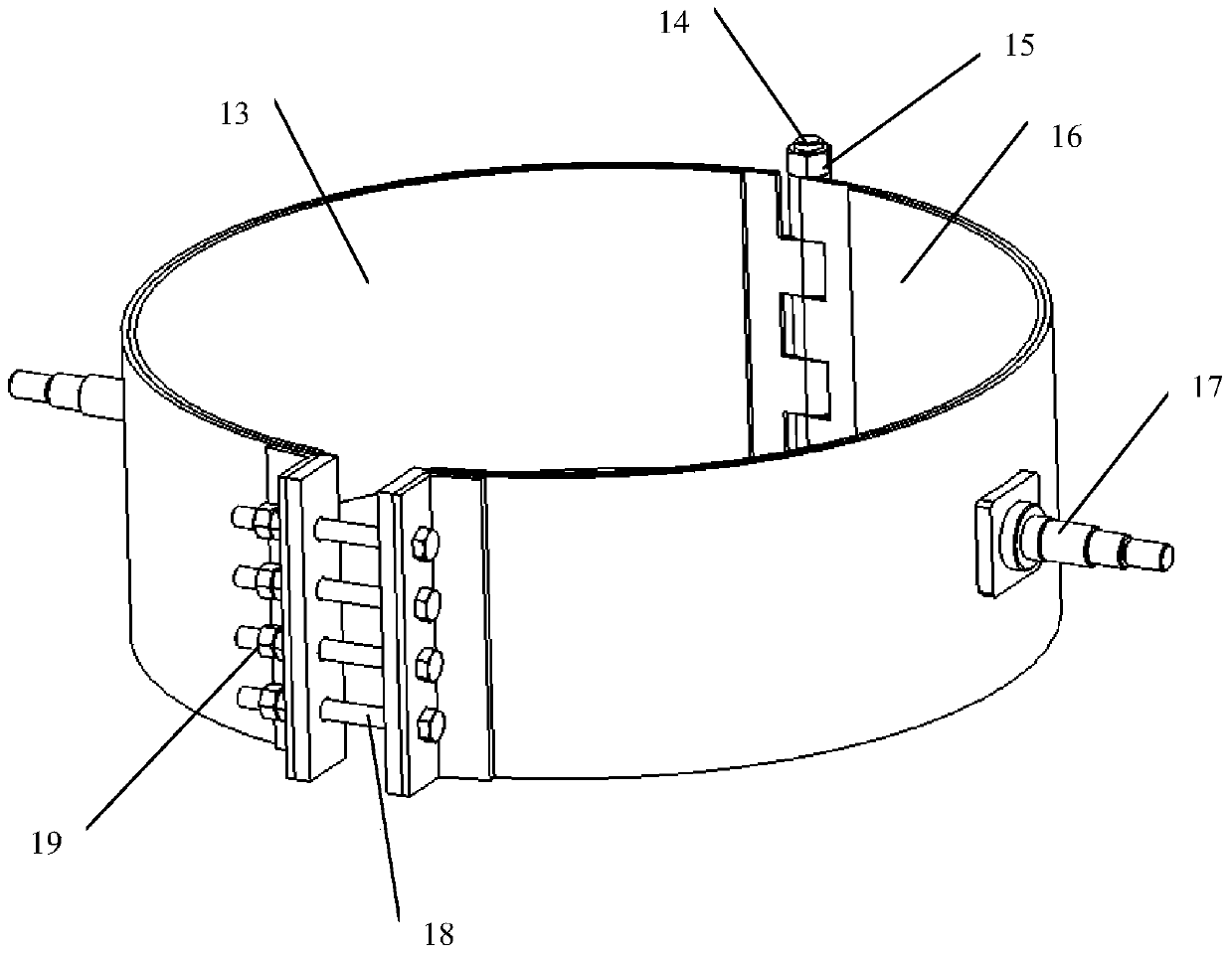 A large-mass pyrotechnic product safety hoisting device and its use method