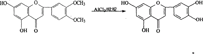 Process for synthesizing luteolin