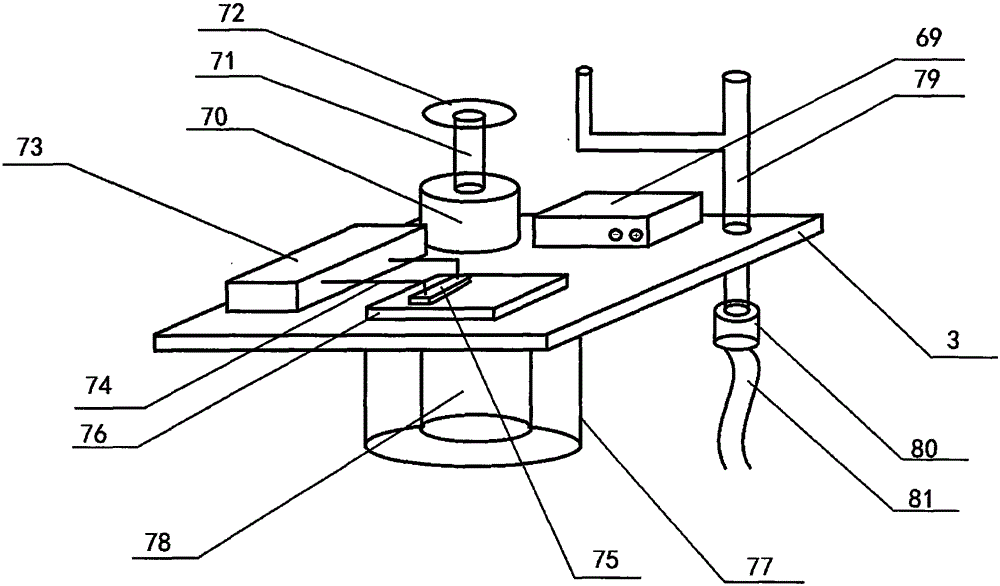 Gastroscope cleaning device for department of gastroenterology