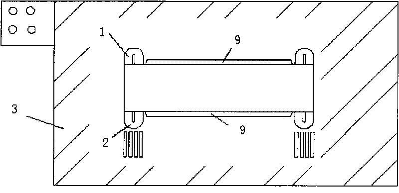 Paint immersing method of stator of outdoor open-type motor