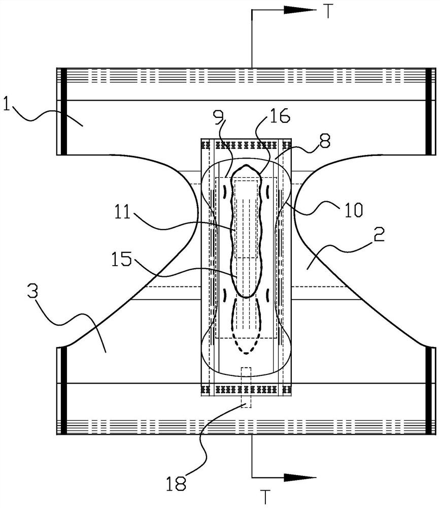 A kind of preparation method of disposable trousers type hygienic article