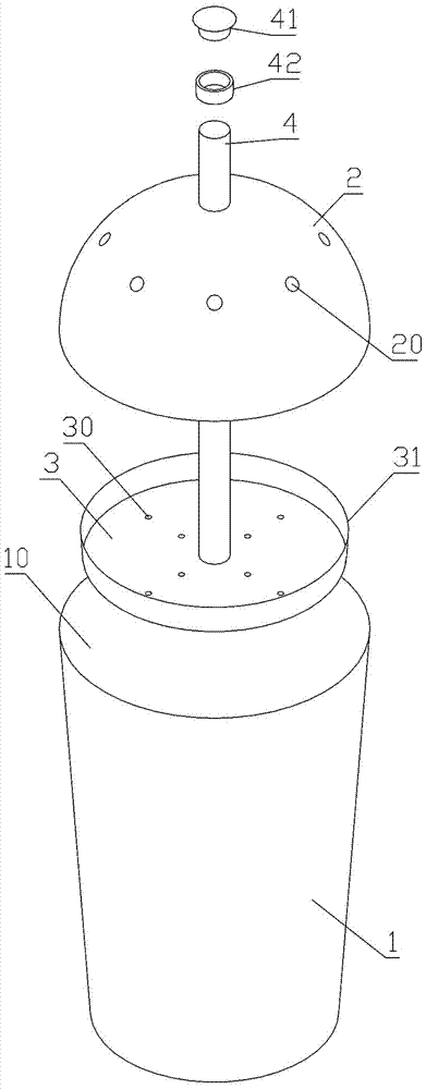 Parasitic wasp natural enemy release device and parasitic wasp natural enemy continuous release method